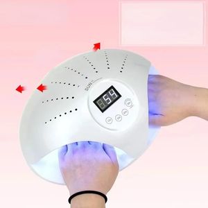 Lámpara de mejora de las uñas de fototerapia, linterna de inducción infrarroja LED de secado rápido, 48W, equipo de mejora de las uñas