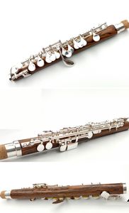 Piccolo en llave C flauta de cuproníquel llaves plateadas madera MPC-162