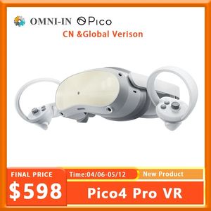 Gafas Pico4 Pro VR Máquina todo en uno 8 + 512G Admite seguimiento ocular Captura de expresión facial 6dof Spatial Pico 4 Pro Auriculares