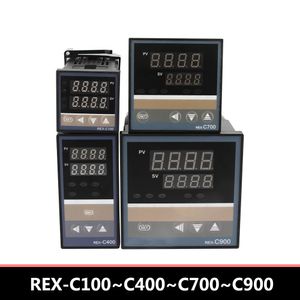 PID RKC Digital Intelligent Industrial Temperature Contrôleur 220V Relay RELAY REX-C100-C400-C700-C900 Sortie de relais SSR Thermostat