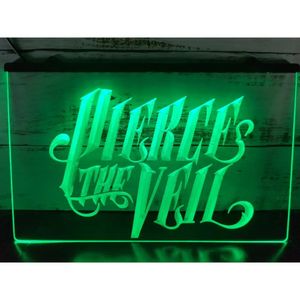 Panneau néon LED Pierce The Veil, sculpture 3D, Art mural pour maison, chambre à coucher, bureau, décoration de ferme, 240223