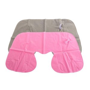 Almohada 1 unid ligero portátil inflable en forma de U descanso del cuello viaje confort reposacabezas vuelo suave cojín de enfermería