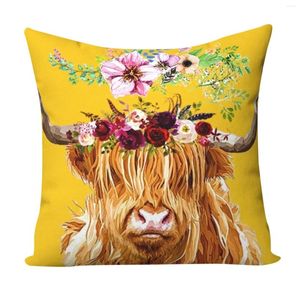 Pillow Animal-Cow - Cover-Super-Soft-Pillowcase-Home-Decoration-Cow-Cow-Pillowcases-for-Car-Sofa-Home-Decor