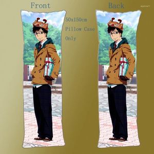 Taie d'oreiller Anime Dakimakura, corps bleu exorciste Okumura Yukio, couverture, accessoires de décoration pour la maison, 150x50cm