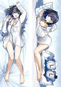 Pillow Case Anime Vtuber Ouro Kronii Otaku Waifu Bedding Hugging Body Throw 2 sided Print Cover 230104