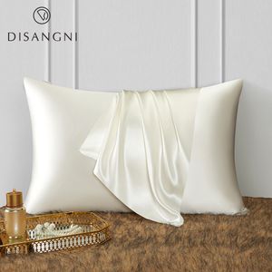 Pillow Case DISANGNI 22 Mummi 100% mulberry silk pillowcase for hair and skin double-sided silk zipper type 1pc 230621