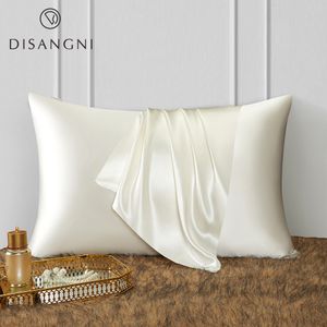 Pillow Case DISANGNI 22 Mummi 100% silk pillowcase for hair and skin doublesided zipper type 1pc 230731