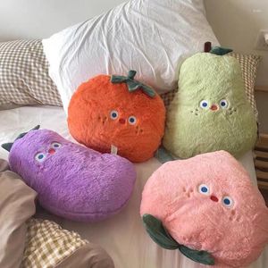 Oreiller créatif aubergine fruits dessin animé pour chambre à coucher salon canapé décoration intérieure cadeau filles