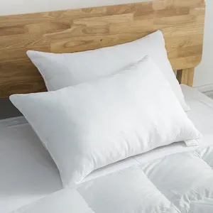 Almohada El Hogar Suministros Cuello Tela de plumas suaves Cuidado de la salud Almohadas de cama cómodas para el apoyo del sueño Alivio de la fatiga