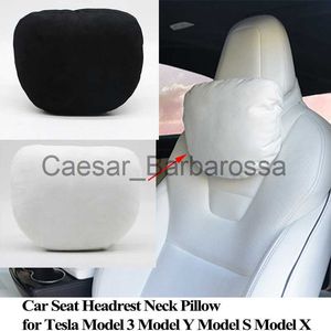 Pillow For Tesla Model 3 Model Y Car Seat Headrest Neck Model S Model X Soft Comfort Memory Cushion Protect Cover Accessories x0626 x0625