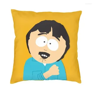 Oreiller drôle Randy Marsh jeter couvre chambre décoration Kawaii Anime dessin animé South Park chaise taie d'oreiller carrée