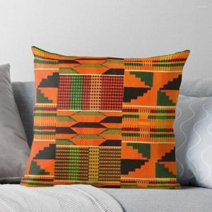 Oreiller des conceptions de tissu kente jetez les accessoires de maison de luxe couverture de Noël