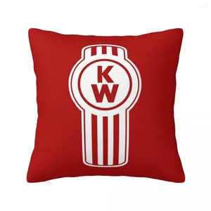 Almohada Kenworth Logotipo de camión Lanza almohadas ornamentales para sala de estar