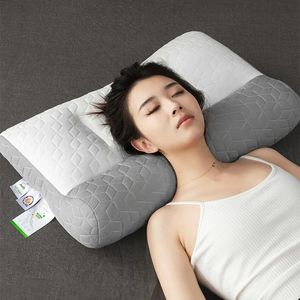 Oreiller Latex pour dormir chambre ménage mémoire douce rebondir colonne cervicale en caoutchouc naturel pour aider à dormir 48 cm x 74 cm 231102