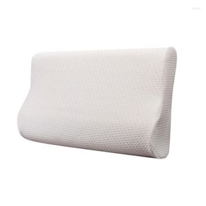 Almohada de espuma viscoelástica Cervical ergonómica ortopédica para el dolor de cuello para la parte posterior del estómago almohadas reparadoras para dormir