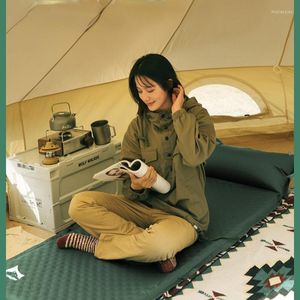 Almohada autoinflable almohadillas para dormir estera tienda al aire libre hogar colchón de aire libre cama de camping almuerzo a prueba de humedad para Snap