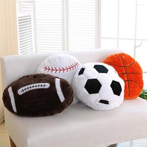 Oreiller jet Ultra Soft Companionhip Fluffy Simulation Basketball Soccer Shape Sofa Kids Toys for Ball Game Fan