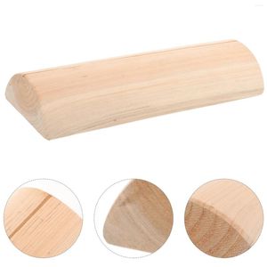 Masaje lumbar de sauna de soporte para la cabeza de la espalda de madera para almohada