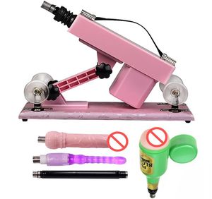 Mitrailleuse automatique rose pour hommes et femmes, gode et masturbation masculine, meubles sexuels pour couples, amour, robot, machine sexuelle, jouets sexuels4903545