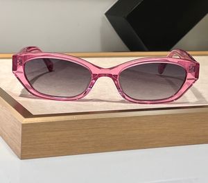 Lunettes de soleil cloutées en cristal rose Small Cat Lunes Eyes Femmes Femmes Men de lune