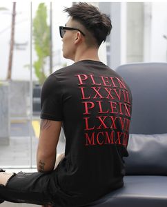PINK PARADISE PLEIN Camisetas Diseñador de la marca Rhinestone Skull Hombres Camisetas Clásicas de alta calidad Hip Hop Streetwear Camiseta Casual Top Tees fszw591001