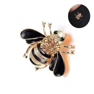 Pins Broches Delysia King Pop Edition Premium Crystal Honeycomb Fashion Drip Oil Design Banquet Élégant Température Badge G230529