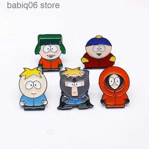 Alfileres Broches Kawaii South Park Broche Anime Dibujos animados South Park Personaje Broche Insignia Pin Estudiante Ropa Mochila Vogue Broche Niñas Regalo T230605