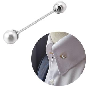 Alfileres, broches Collares de perlas Alfiler Reunión de negocios para hombres Boda Novio Maestro de ceremonia Accesorios para camisas Alfileres de cuello en espiral