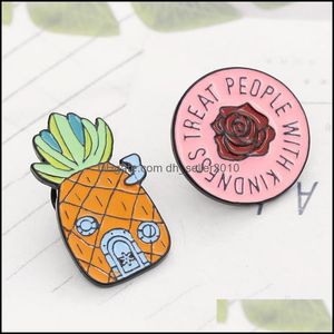 Pins Broches Pin Accueil Rose Émail Pins Creative Broche Dessin Animé Spécial Marée Nouveau Revers Denim Badge 6120 Q2 Drop Livraison 2021 Jewelr Dhmui