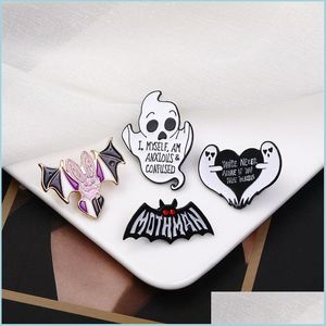 Épingles broches punk animaux pins classiques de badges en émail classique de la série héroïsme série de films halloween bijoux nocturne dhgarden dhl2e