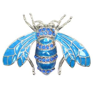 Épingles, broches en gros de détail abeille strass émail broches bijoux de mode cadeau broche broche robe accessoires cadeaux