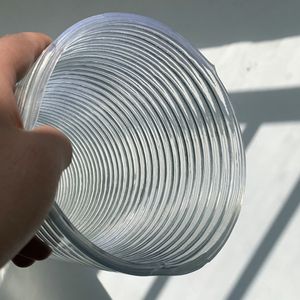 Fabricant de tuyaux en fil d'acier de grand diamètre Tuyau de pompage renforcé en plastique transparent Tuyau résistant aux basses températures