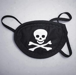 Parche de ojo pirata, accesorios de disfraz, paño negro de un ojo, máscaras de capitán para ojos para Halloween, fiesta temática de Navidad, adultos y niños