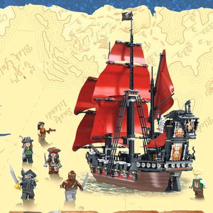 Pirates et gardes royaux bataille château bloc de construction bateau pirate soldat caserne briques jouet éducatif pour enfant anniversaires cadeau G0914