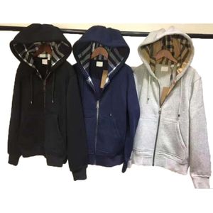 Sweat à capuche à carreaux pour hommes, tendance rétro, veste avec fermeture éclair, coupe cintrée, sweat-shirt à capuche