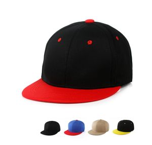 Sombrero liso de Hip Hop para adultos, mujeres, hombres, Snapback ajustable, gorra de béisbol de ala plana de verano, visera deportiva, negro, rojo, azul, amarillo, rosa, morado, 22 colores