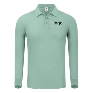 Polo à manches longues uni hommes femmes solide 3 boutons revers T-shirts automne hiver polos de golf régulier hommes hauts vêtements personnalisés 240329