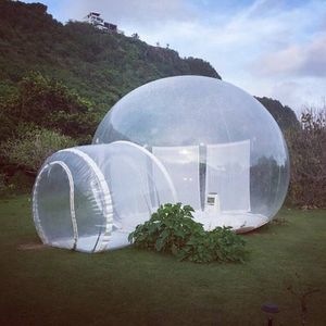 Tente à bulles en plastique dôme tente à bulles gonflable à vendre 4m de diamètre livraison gratuite prix usine pas cher ventilateur gratuit