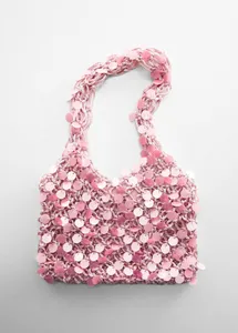 Paillettes en plastique décor sac à main brillant sacs à main rose sac femmes petits sacs fourre-tout Bling mode dame seau sacs de soirée filles paillettes sacs à main