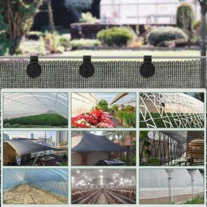 Nettères en plastique Net Clip Fence Netting Netting Pergola Hook Shade Sails Clip Buildings Green Fix Blamp Garden Tools