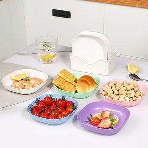 Assiettes Spécialité Plastiques réutilisables Snacks Snack Desserts Plats Livrage Hospitality Table Vole des accessoires