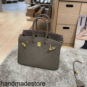 Sac à main Platinum Sac de créateur motif litchi français couche supérieure en cuir de vache sac à main grande capacité femme épaule en cuir souple tendance femme