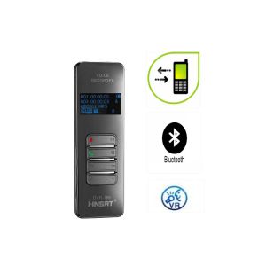 Lecteur enregistreur vocal Bluetooth peut enregistrer l'enregistrement des appels téléphoniques, l'activation vocale, l'enregistrement VOX VOS, protection par mot de passe, lecteur MP3