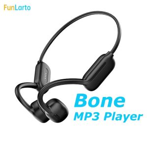 Lecteur écouteurs à Conduction osseuse étanche 32GB lecteur MP3 Bluetooth casque sans fil conduite cyclisme écouteurs sport course casque