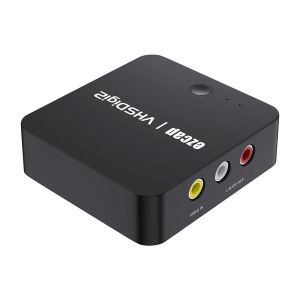 Player EZCAP181 AV Convertisseur, enregistrer la vidéo Digitalize de VHS, magnétoscope, lecteur DVD au format MP4 numérique, sortie HDMI de carte SD / pilote USB