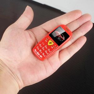 Lecteur doigt taille mini téléphone portable F488 plus petit téléphone à bouton-poussoir double SIM MP3 Bluetooth Dialer clé de voiture voix magique téléphones portables