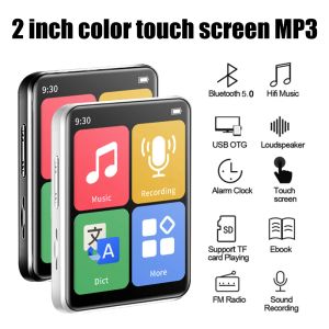 Lecteur de lecteur Mini Portable MP3 Player Walkman tactile Bluetooth Small Music Player pour l'apprentissage des élèves