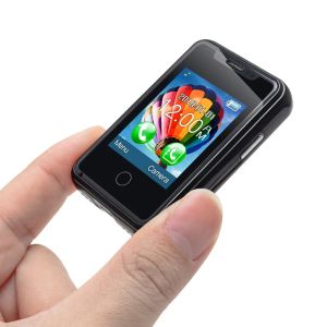 Lecteur Mini TouTouch 8XR 2G GSM fonction téléphone 1.77 pouces écran tactile mini téléphone portable MTK6261D 350mAh prend en charge plusieurs langues