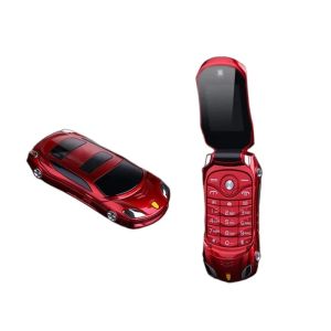 Reproductor Original Newmind F15 desbloqueado teléfono móvil con tapa 1,77 pulgadas Dual Sim Mini coche deportivo teléfono móvil 2sim Celular.