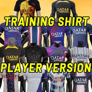 Spelerversie 22 23 voetbalshirts SPELER 30 MBAPPE HAKIMI SERGIO RAMOS WIJNALDUM voetbalshirt 2022 2023 heren uniform maillot de voet trainingspak warming-up